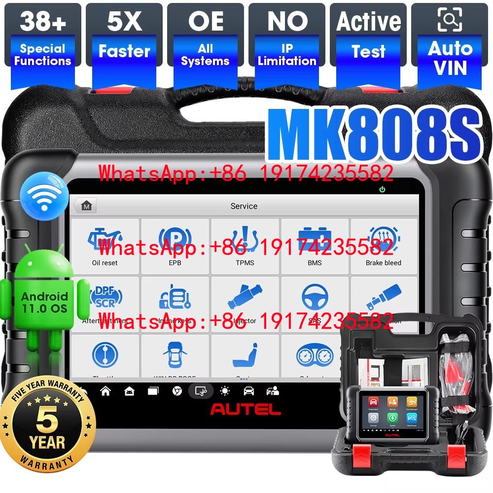 Autel Maxicom Mk808 - Originele Autel MaxiCOM MK808S Diagnosescanner Bidirectioneel