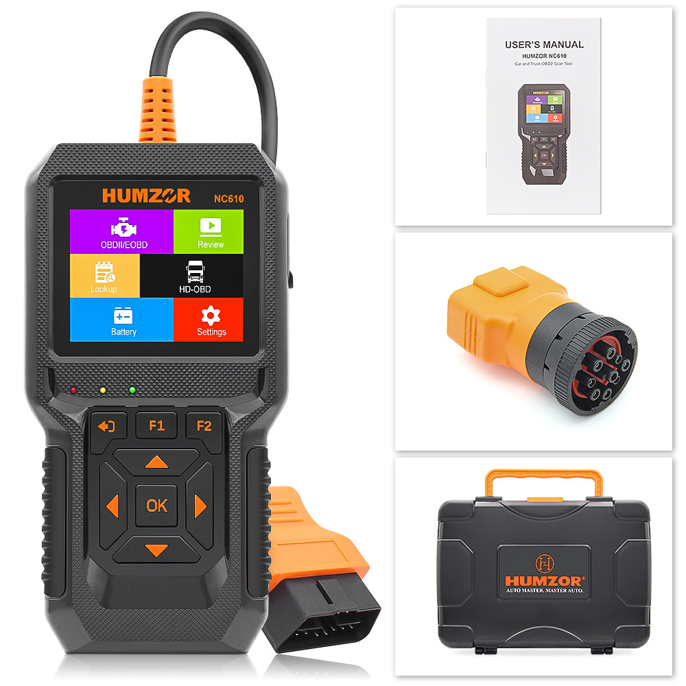 Obd2 Scanner Heavy Duty Truck - HUMZOR NC610 OBD2 Auto Diagnose Scanner