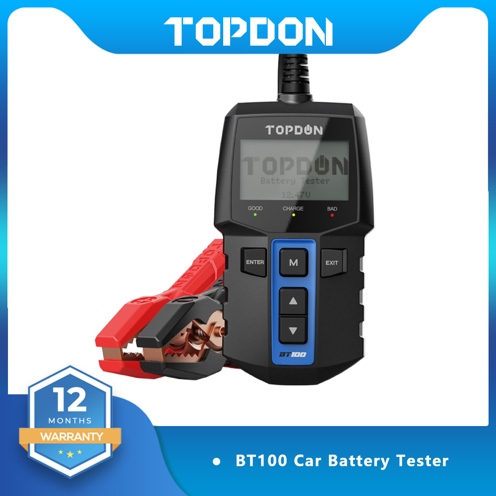 Car Diagnostic Tool Full System - TOPDON BT100 12V Auto Batterij Tester