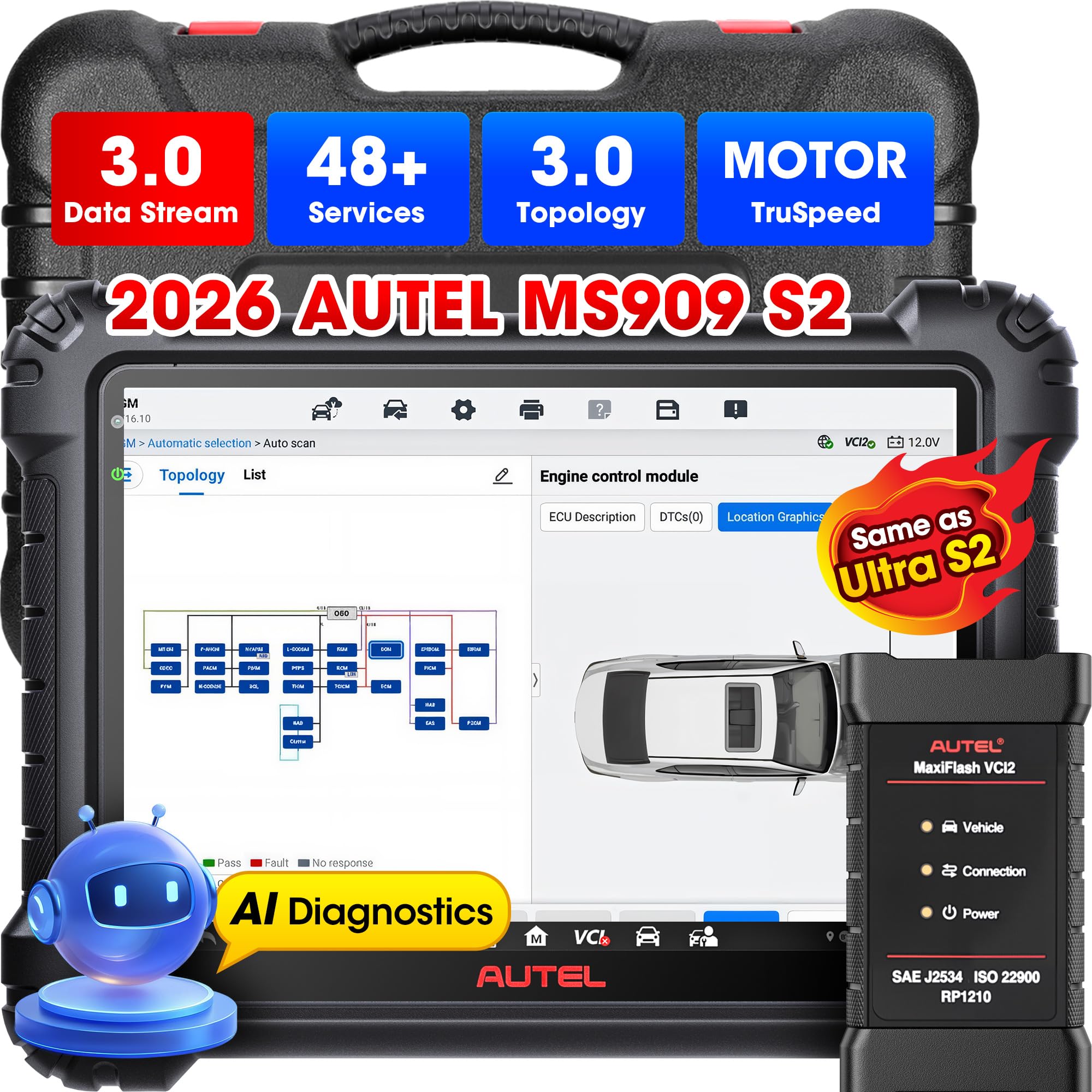 Autel Maxisys Ultra - Autel MaxiSys MS909 S2 Intelligente Automotive