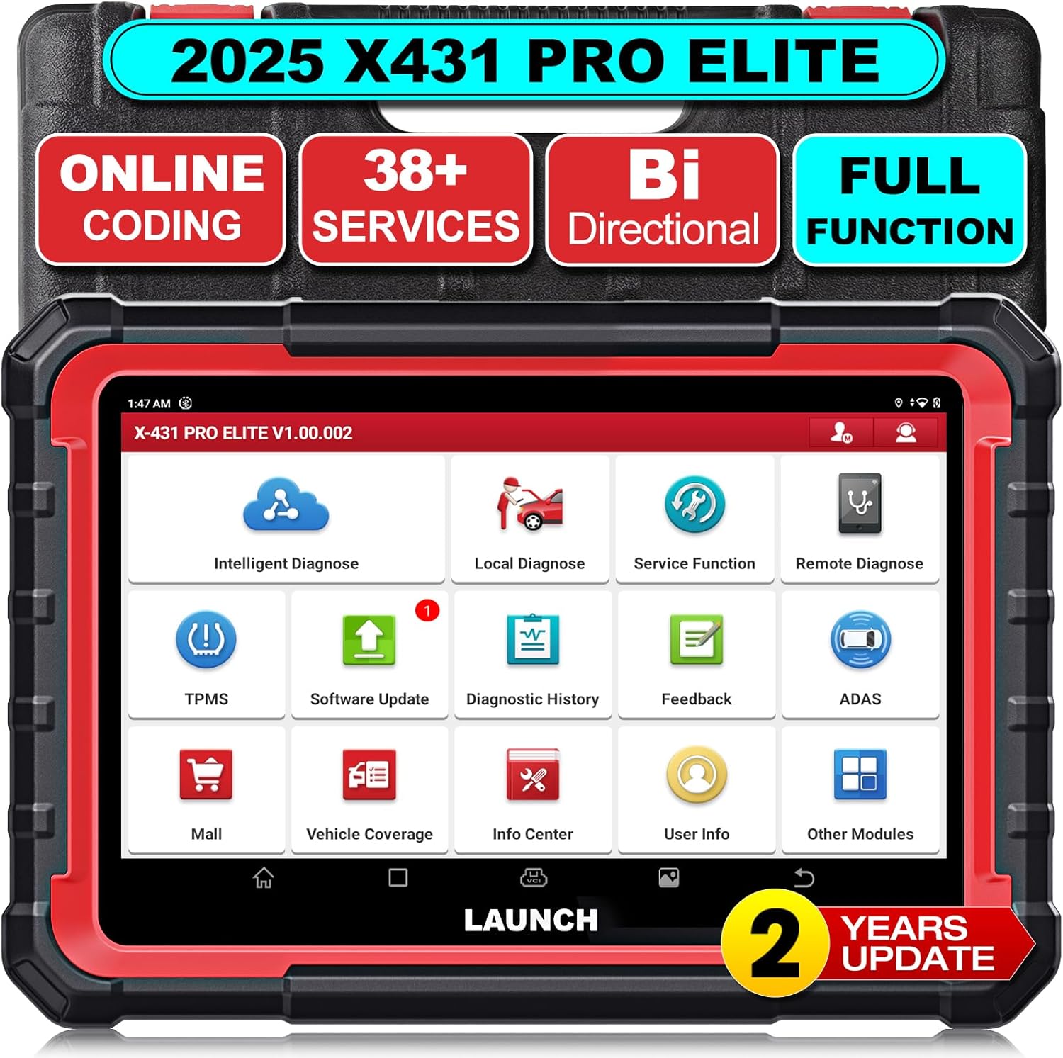 Launch X431 Pro Elite - LAUNCH X431 PRO Elite Volledig Functionele
