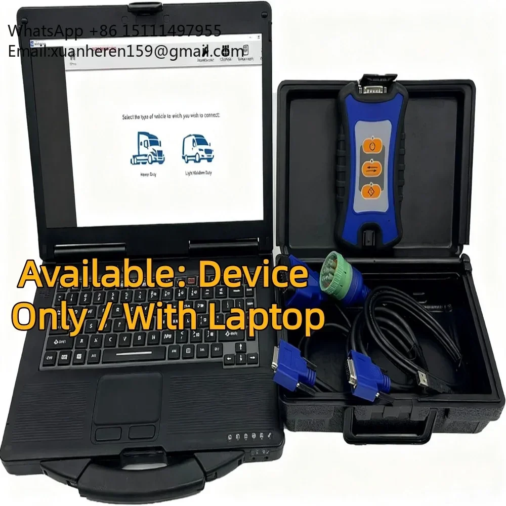 Obd2 Scanner Heavy Duty Truck - Diagnosetool voor vrachtwagens, zware uitvoering, OBD2-foutcodelezer,