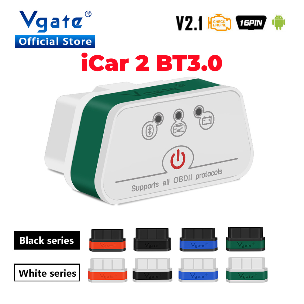 Obd2 Scanner Bluetooth Android - Vgate ICar2 ELM327 V2.1 Auto Diagnose