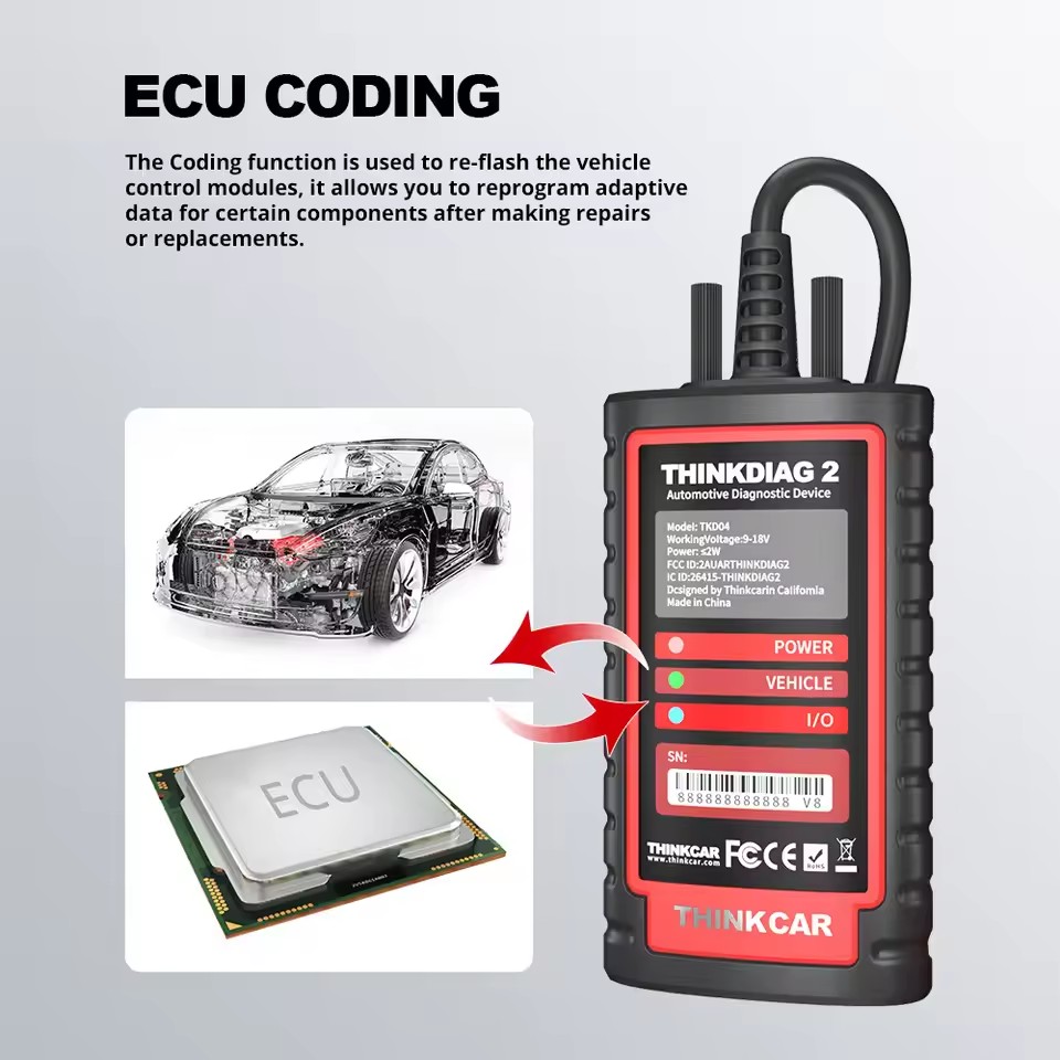 Thinkcar Thinkdiag 2 - Thinkdiag 2 ECU Codering Diagnose Tool