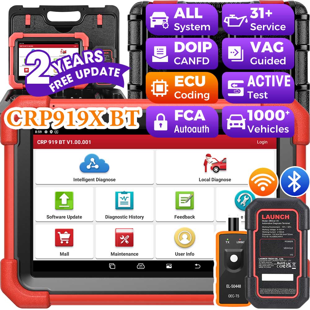 LAUNCH X431 CRP919X BT Draadlo - Obd2 Scanner Bidirectional Launch X431 recensie en prijs
