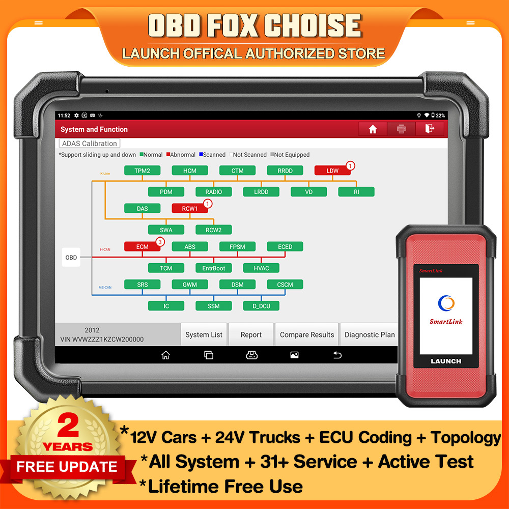 Lancering X431 Pro 3S Smartlin - Obd2 Scanner Bidirectional Launch X431 recensie en prijs