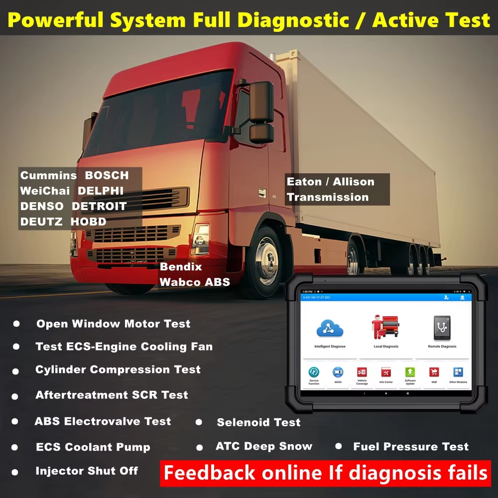 LAUNCH X431 V+ SmartLink HD Di - Obd2 Scanner Heavy Duty Truck recensie en prijs