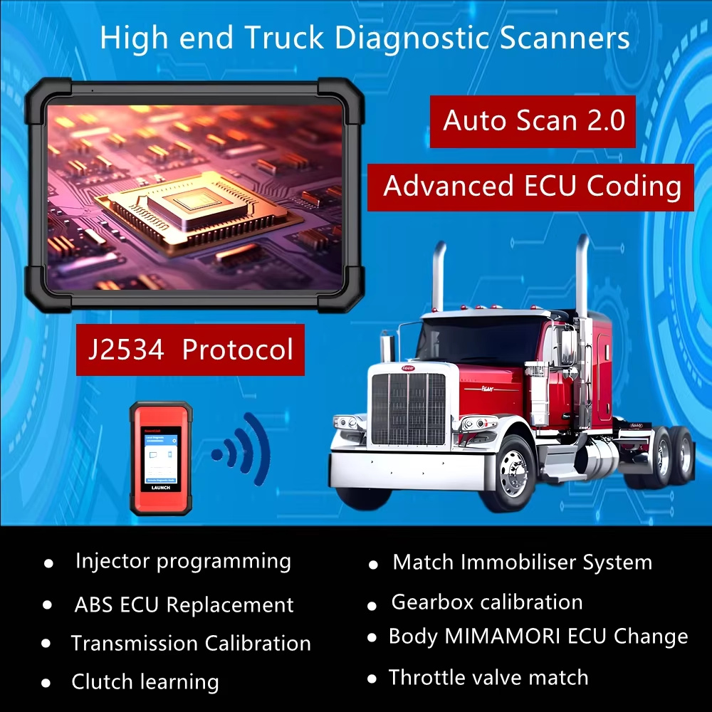 LAUNCH X431 V+ SmartLink HD Di - Obd2 Scanner Heavy Duty Truck recensie en prijs