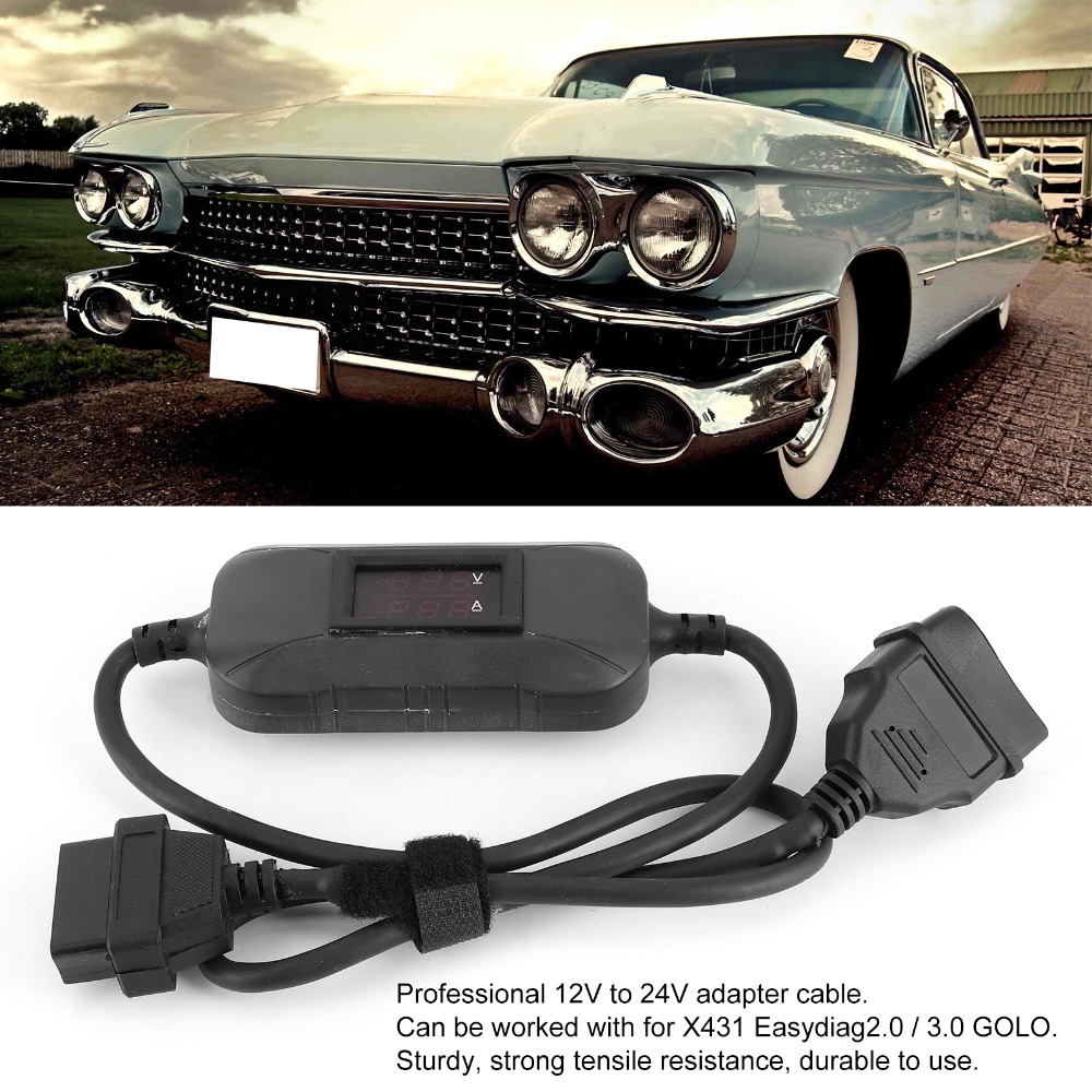 24V naar 12V adapterkabel voor - Obd2 Scanner Heavy Duty Truck recensie en prijs