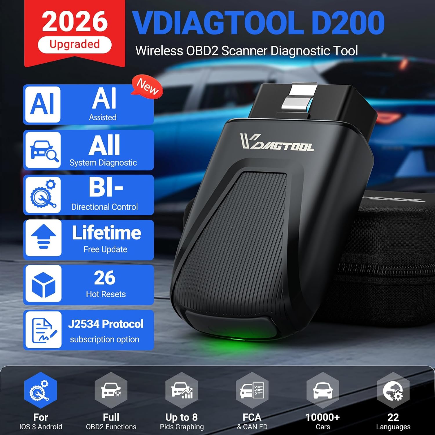 D200 Bluetooth OBD2-scanner me - Obd2 Scanner Bluetooth Android recensie en prijs