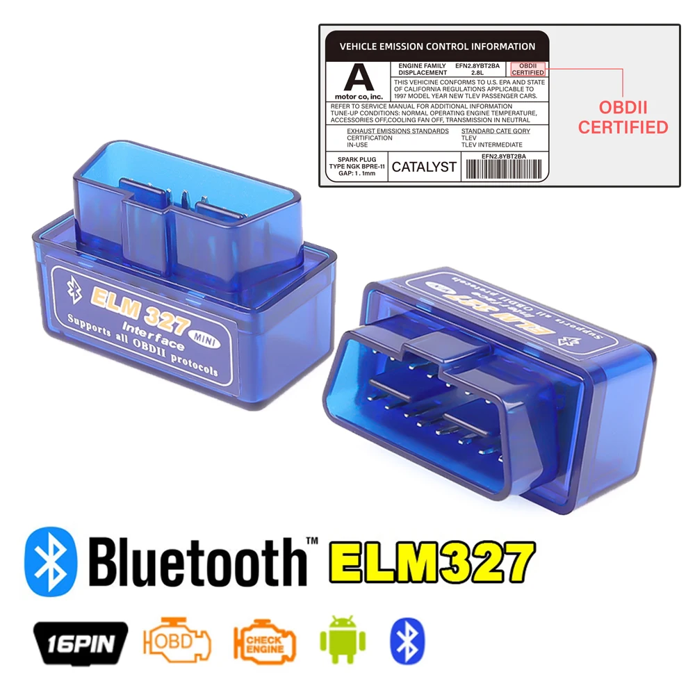 Mini Bluetooth ELM327 V2.1 V1. - Obd2 Scanner Bluetooth Android recensie en prijs