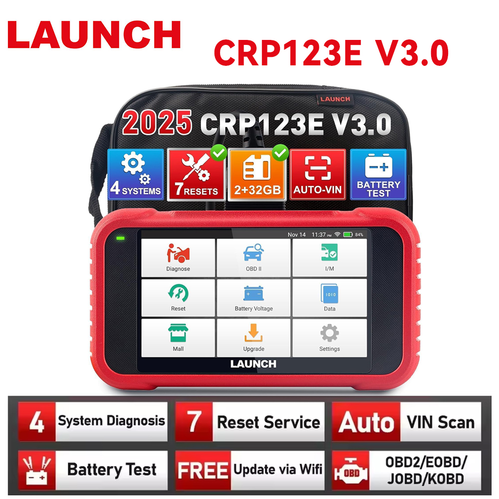 LANCERING X431 CRP123E V3.0 OB - Obd2 Scanner Abs Srs Airbag Reset recensie en prijs