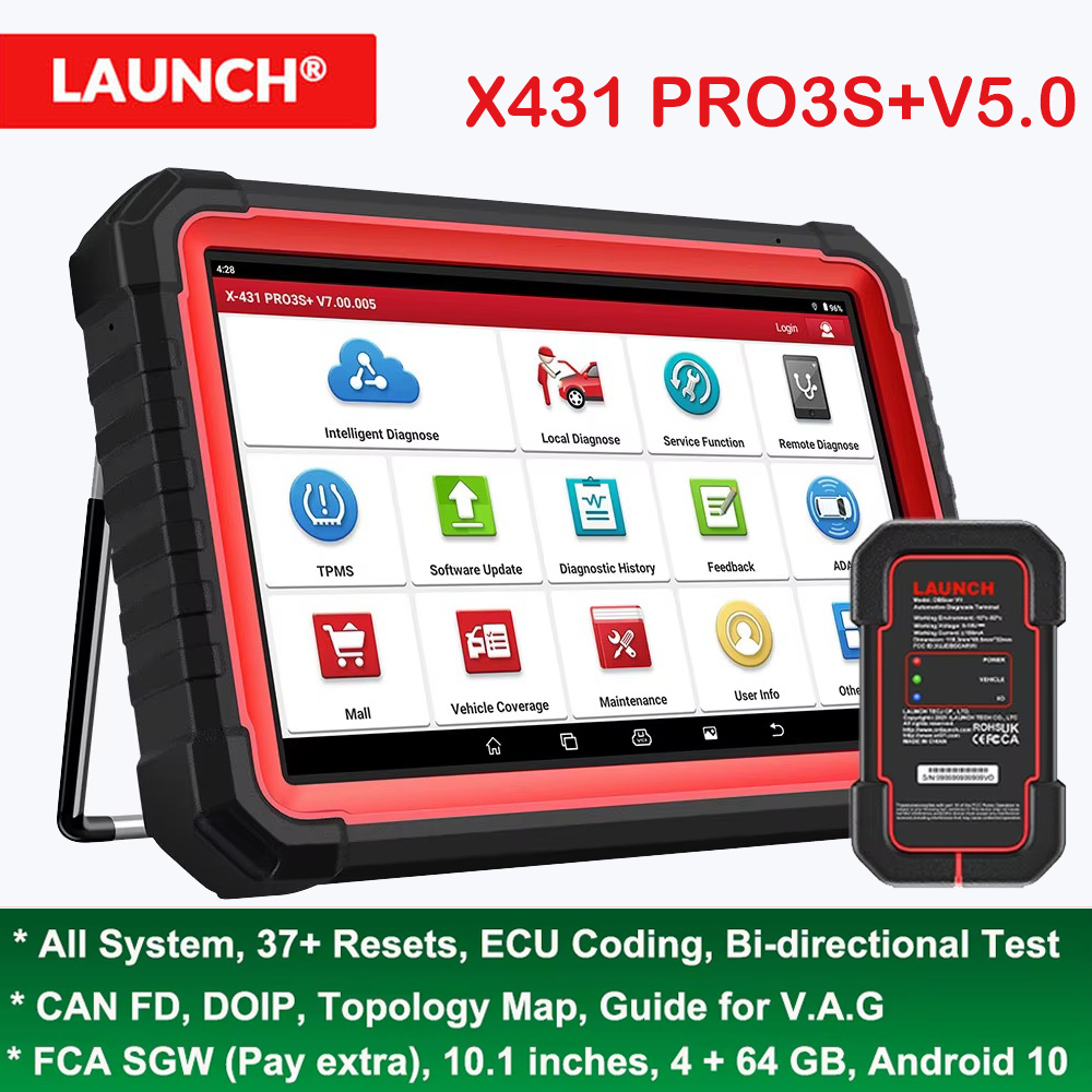 LAUNCH X431 PRO3S+ V5.0 Auto D - Obd2 Scanner Bidirectional Launch X431 recensie en prijs