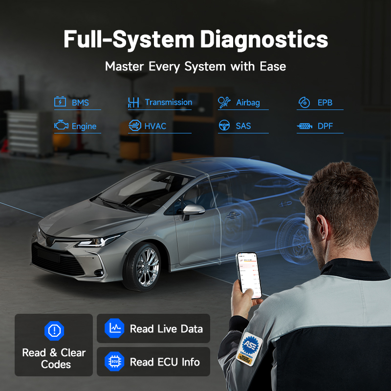 TOPDON Topscan Master Volledig - Car Diagnostic Tool Full System recensie en prijs