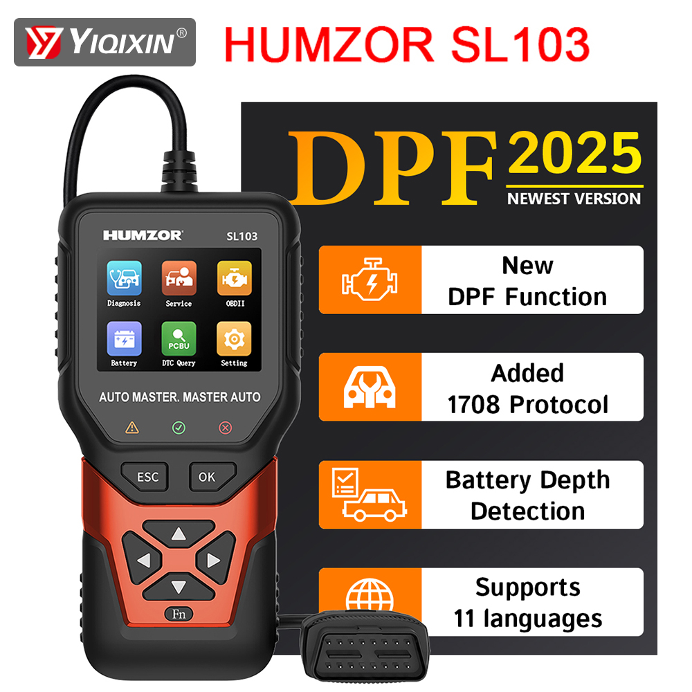 HUMZOR SL103 Tester Auto OBD D - Car Scanner Dpf Regeneration Tool recensie en prijs