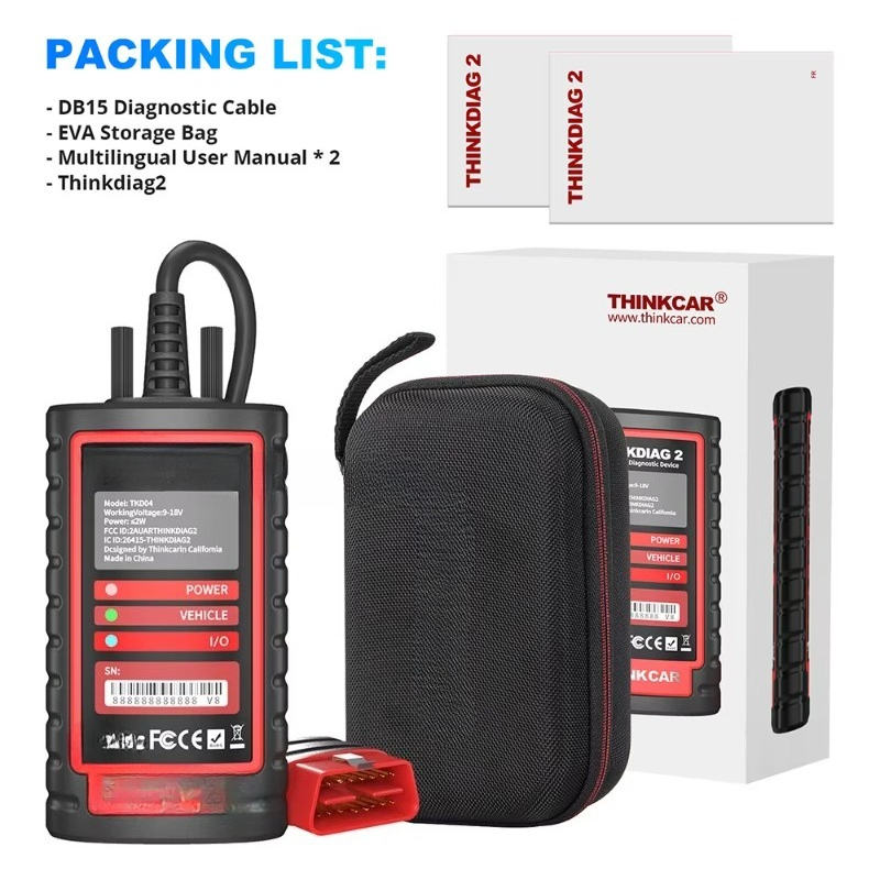 2 ECU-coderingsdiagnostische t - Thinkcar Thinkdiag 2 recensie en prijs
