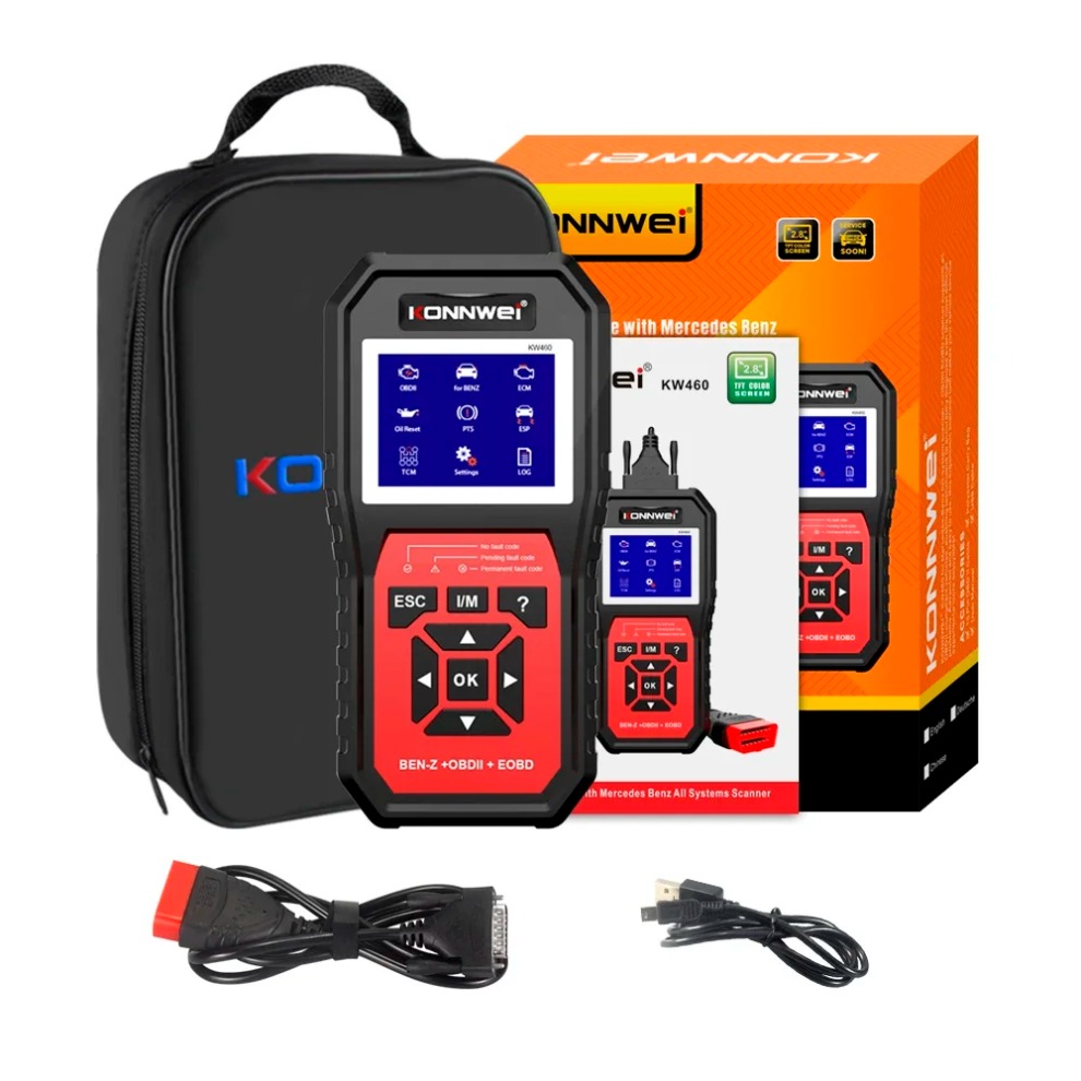 KONNWEI KW460 OBD2 Scanner voo - Obd2 Scanner Abs Srs Airbag Reset recensie en prijs