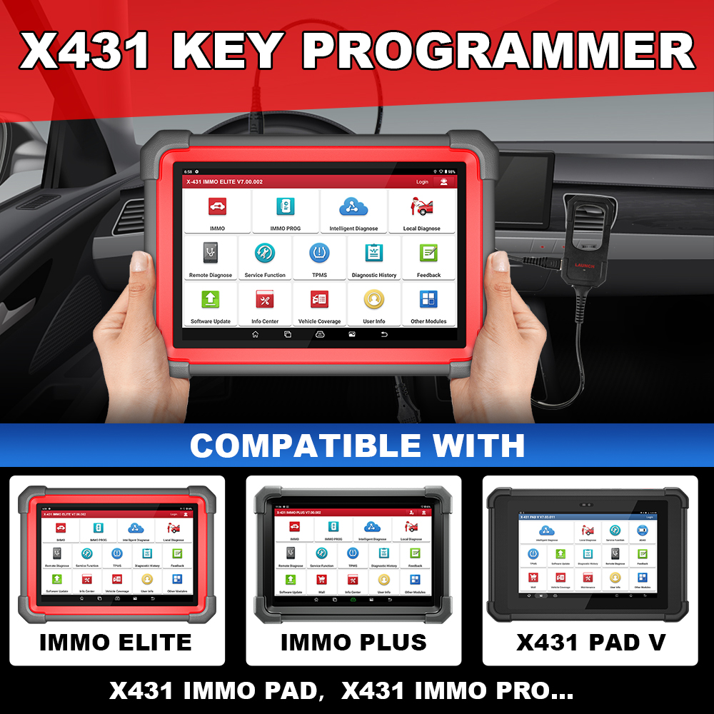 Lancering X-431 Auto Sleutel P - Launch X431 Pro Elite recensie en prijs