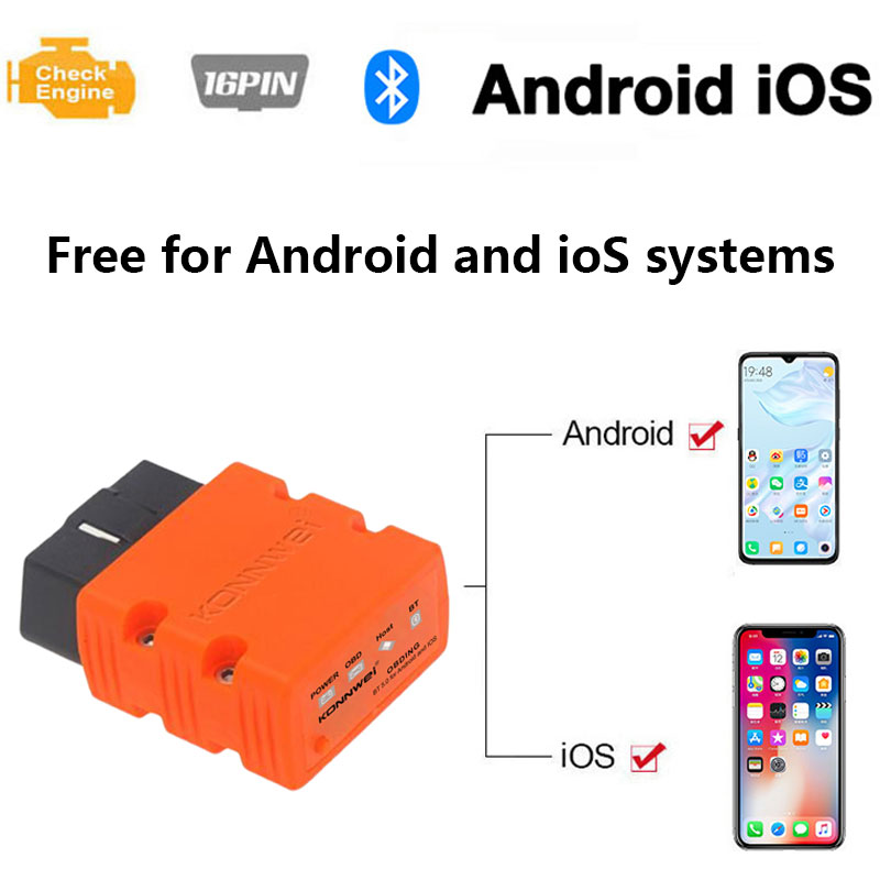 KONNWEI KW902 ELM327 V1.5 OBD2 - Obd2 Scanner Bluetooth Android recensie en prijs