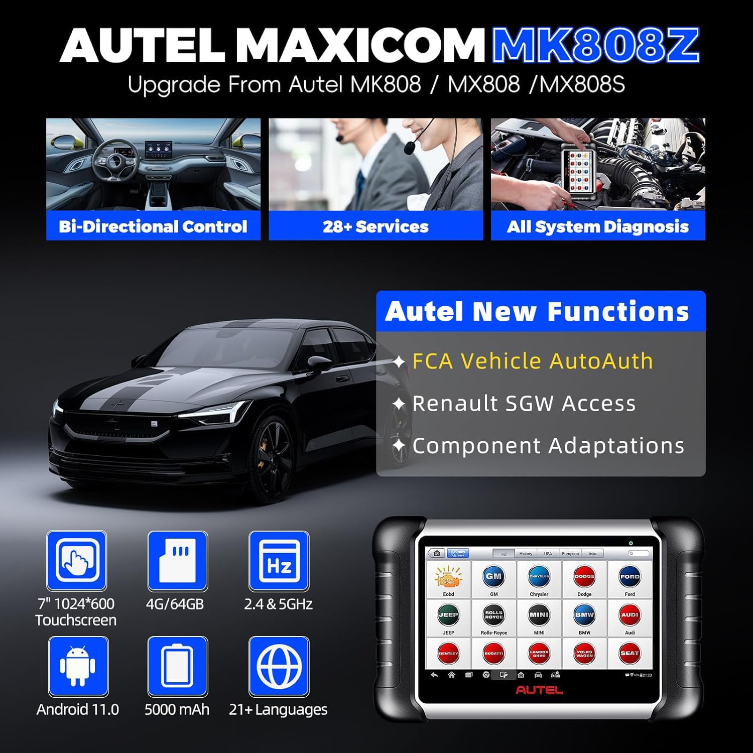 Autel Scanner MaxiCOM MK808Z O - Autel Maxicom Mk808 recensie en prijs