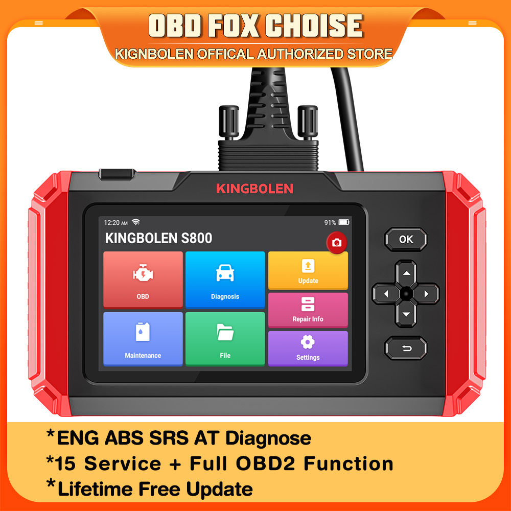 KINGBOLEN S800 5 inch autodiag - Obd2 Scanner Mileage Correction recensie en prijs