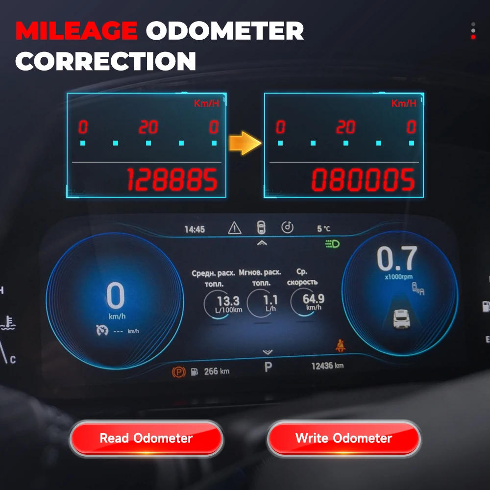 2025 ANCEL DM500 EU/VS OBD2 Sc - Obd2 Scanner Mileage Correction recensie en prijs