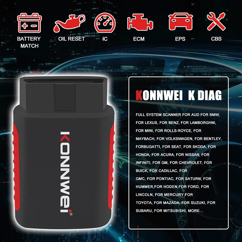 2026 KONNWEI KDIAG Volledige S - Thinkcar Thinkdiag 2 recensie en prijs