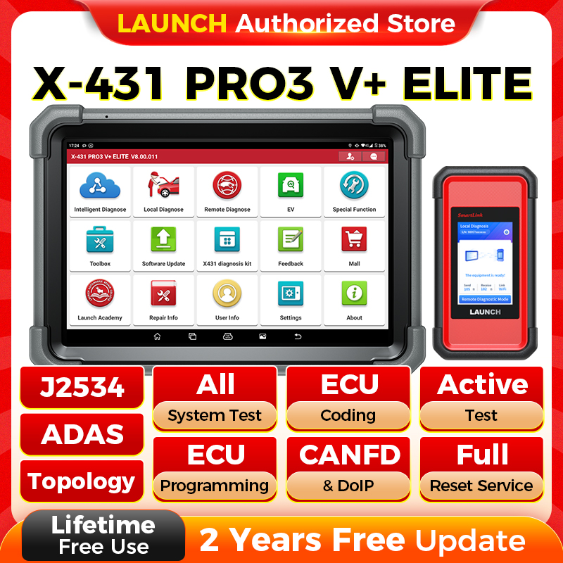 Nieuwe LANCERING X-431 PRO3 V  - Launch X431 Pro Elite recensie en prijs