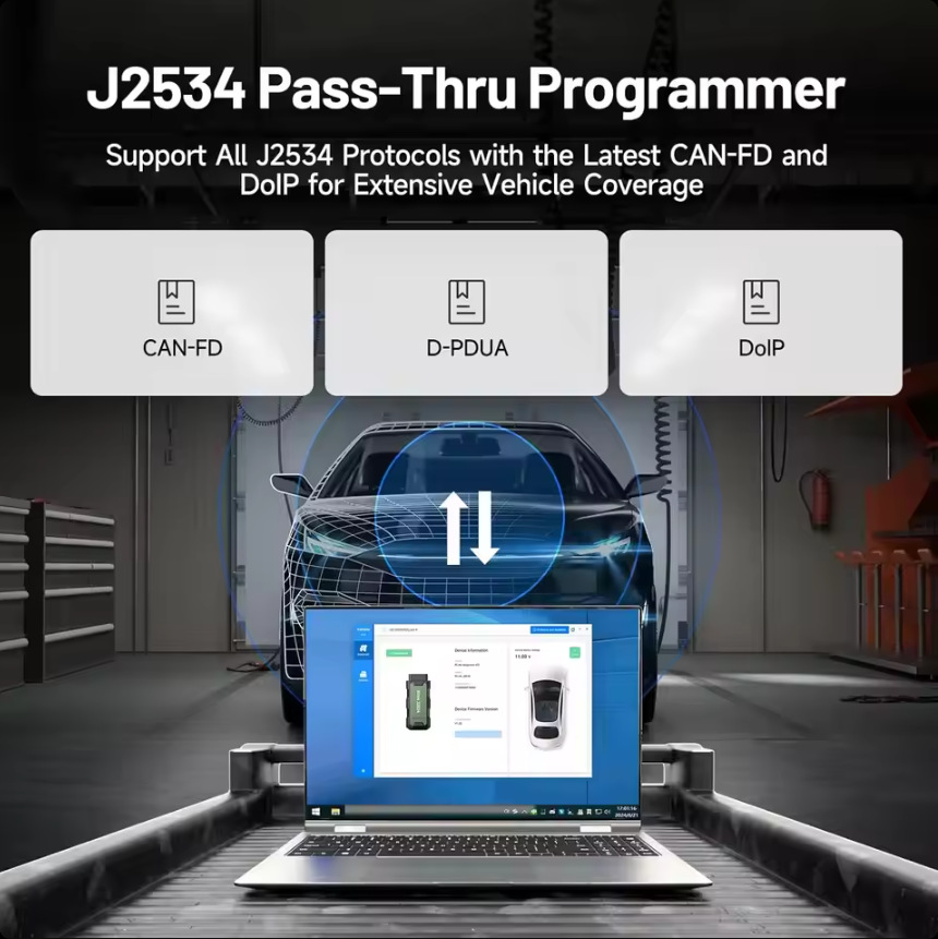 J2534 VCI Pass-Thru-programmee - Car Diagnostic Tool Full System recensie en prijs