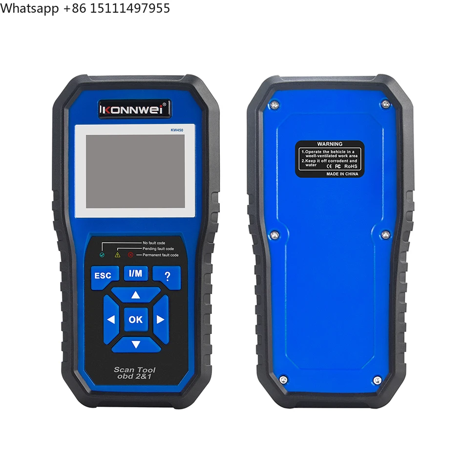 KONNWEI KW450 Codelezer Scanne - Obd2 Scanner Abs Srs Airbag Reset recensie en prijs
