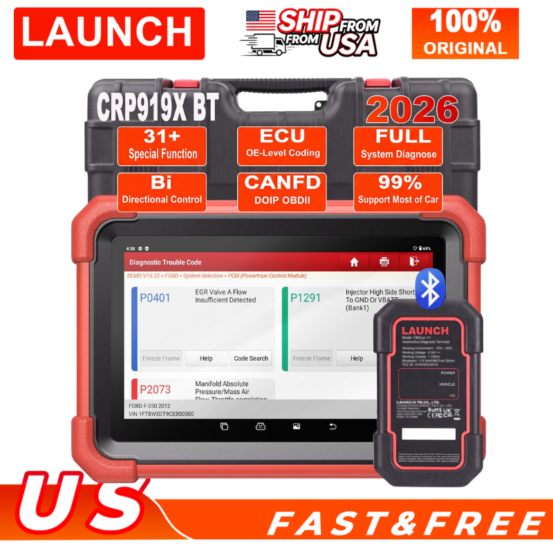 LAUNCH X431 CRP919X BT OBD2-sc - Obd2 Scanner Bidirectional Launch X431 recensie en prijs