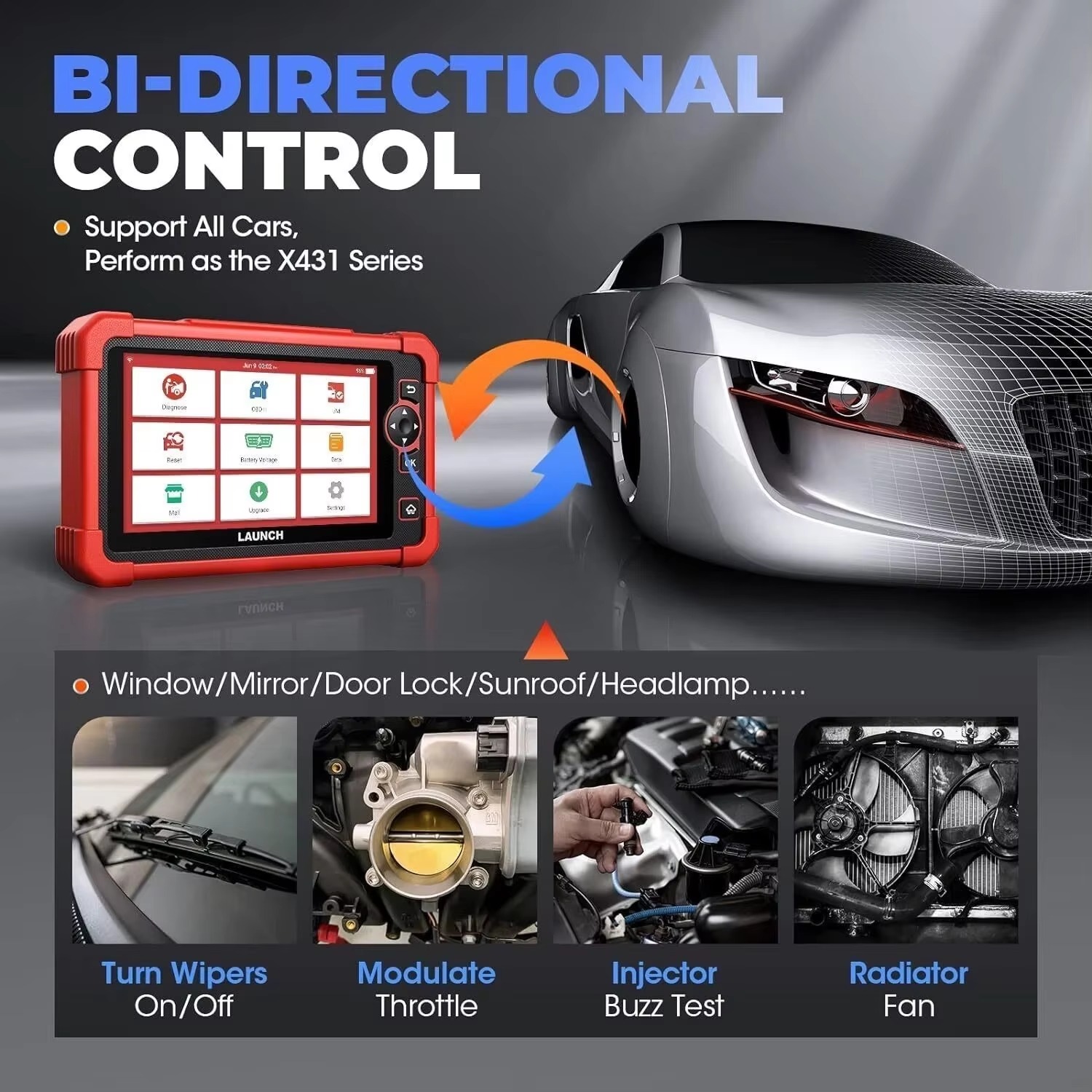 LAUNCH X431 CRP919X BT OBD2-sc - Obd2 Scanner Bidirectional Launch X431 recensie en prijs