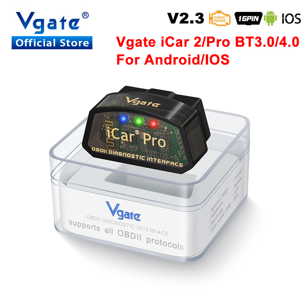 Vgate ELM327 v2.3 ICar Pro OBD - Obd2 Scanner Bluetooth Android recensie en prijs
