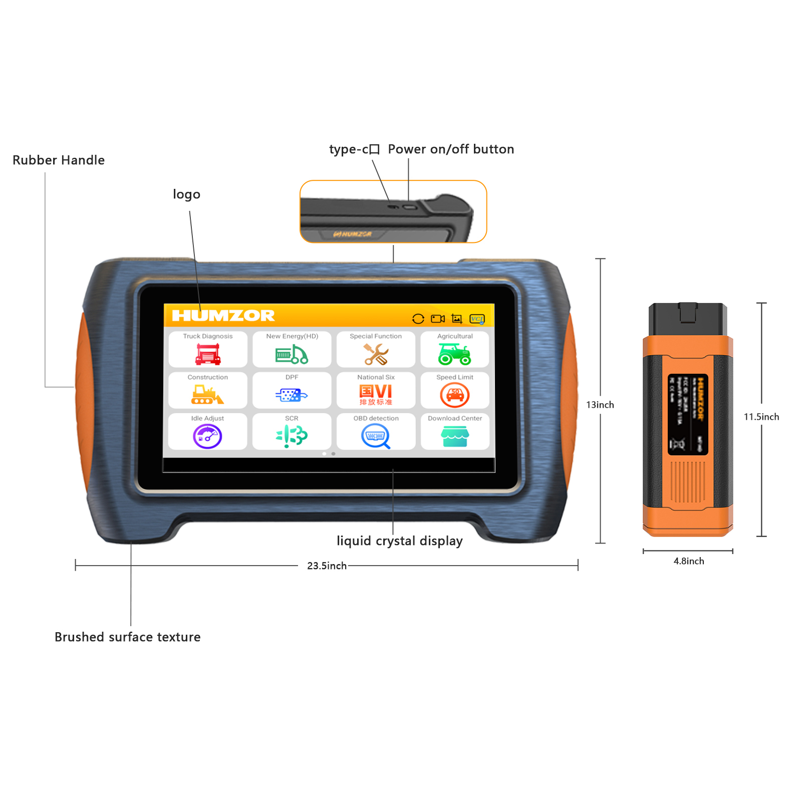 Humzor NexzDAS M7 HD Heavy Dut - Obd2 Scanner Heavy Duty Truck recensie en prijs