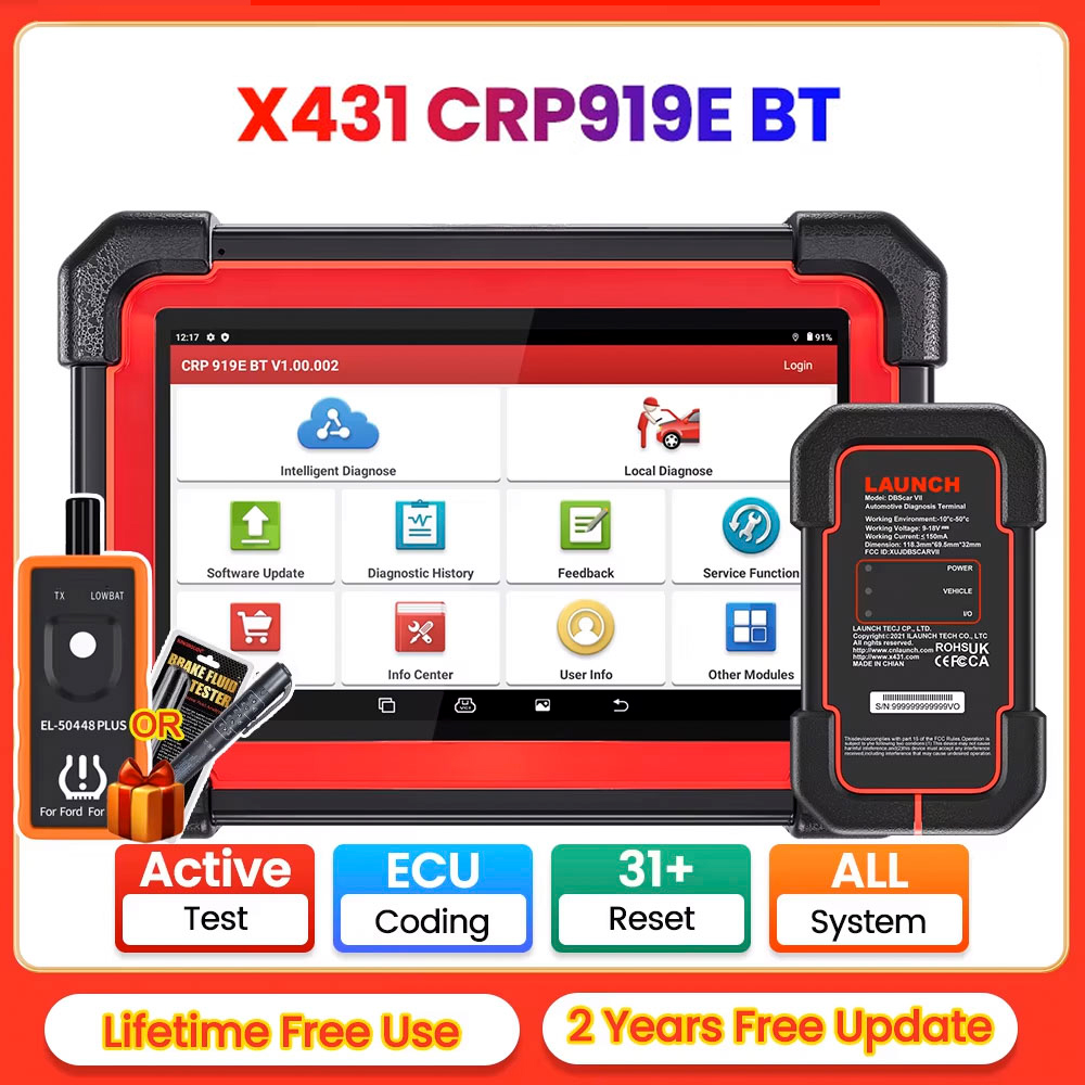 LAUNCH X431 CRP919E BT OBD2-sc - Obd2 Scanner Bidirectional Launch X431 recensie en prijs
