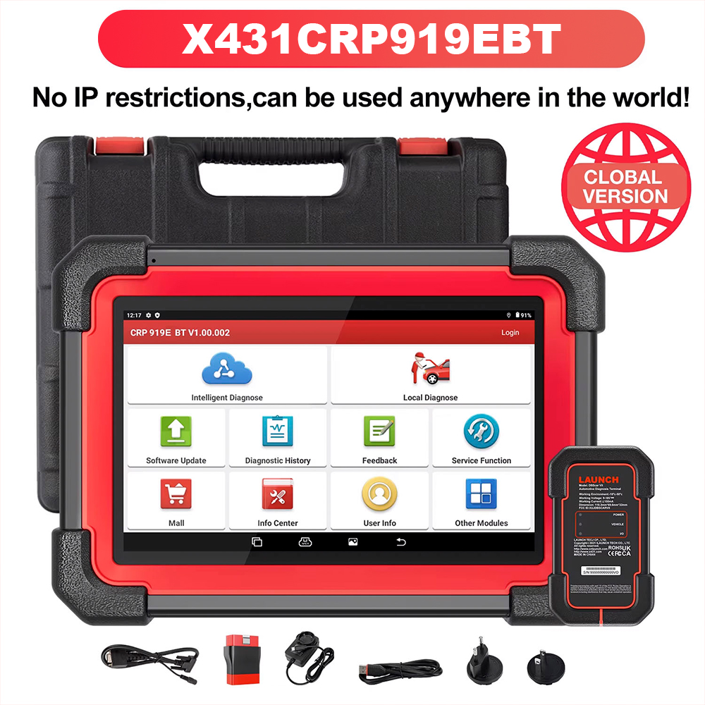 LAUNCH X431 CRP919E BT OBD2-sc - Obd2 Scanner Bidirectional Launch X431 recensie en prijs
