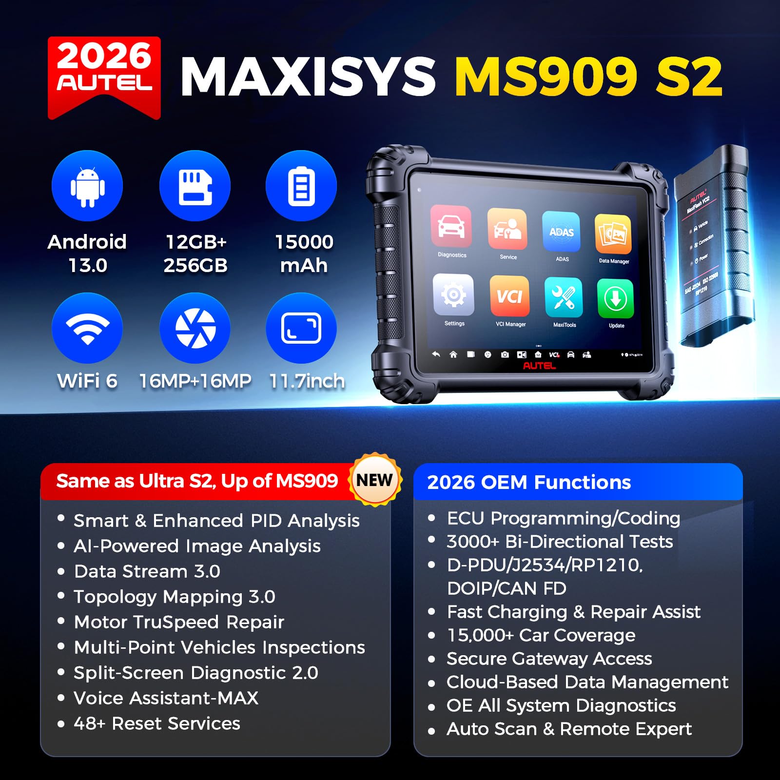 Autel MaxiSys MS909 S2 Intelli - Autel Maxisys Ultra recensie en prijs