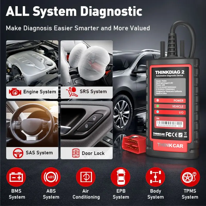 THINKCAR THINKDIAG2 Auto OBD2  - Thinkcar Thinkdiag 2 recensie en prijs