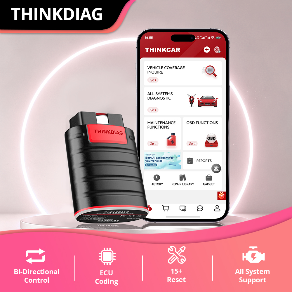 Thinkcar Thinkdiag 1 OBD2-scan - Obd2 Scanner Mileage Correction recensie en prijs