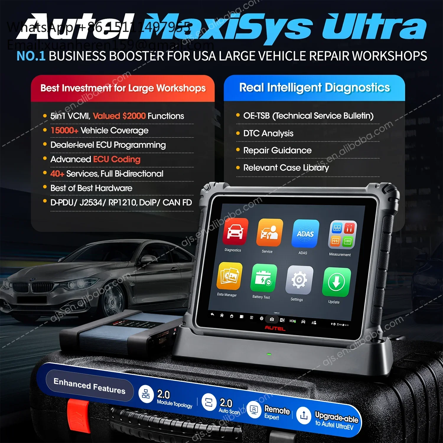 Autel Maxisys Ultra OB2 OBD2 4 - Autel Maxisys Ultra recensie en prijs