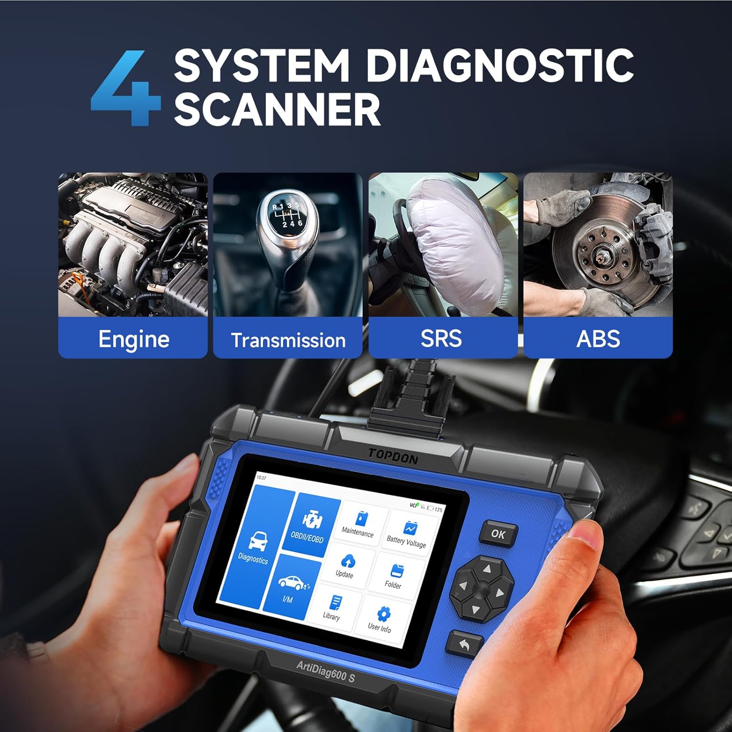 TOPDON ArtiDiag600S OBD2-scann - Obd2 Scanner Mileage Correction recensie en prijs