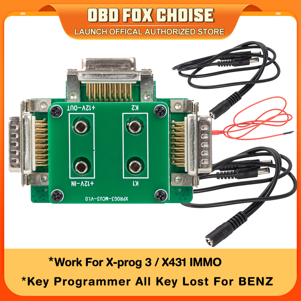 Lancering X431 MCU3-adapter vo - Launch X431 Pro Elite recensie en prijs