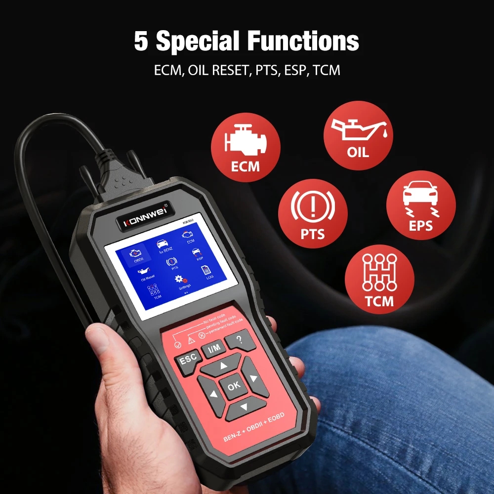 OBD2 Scanner Diagnostic Tool v - Obd2 Scanner Abs Srs Airbag Reset recensie en prijs