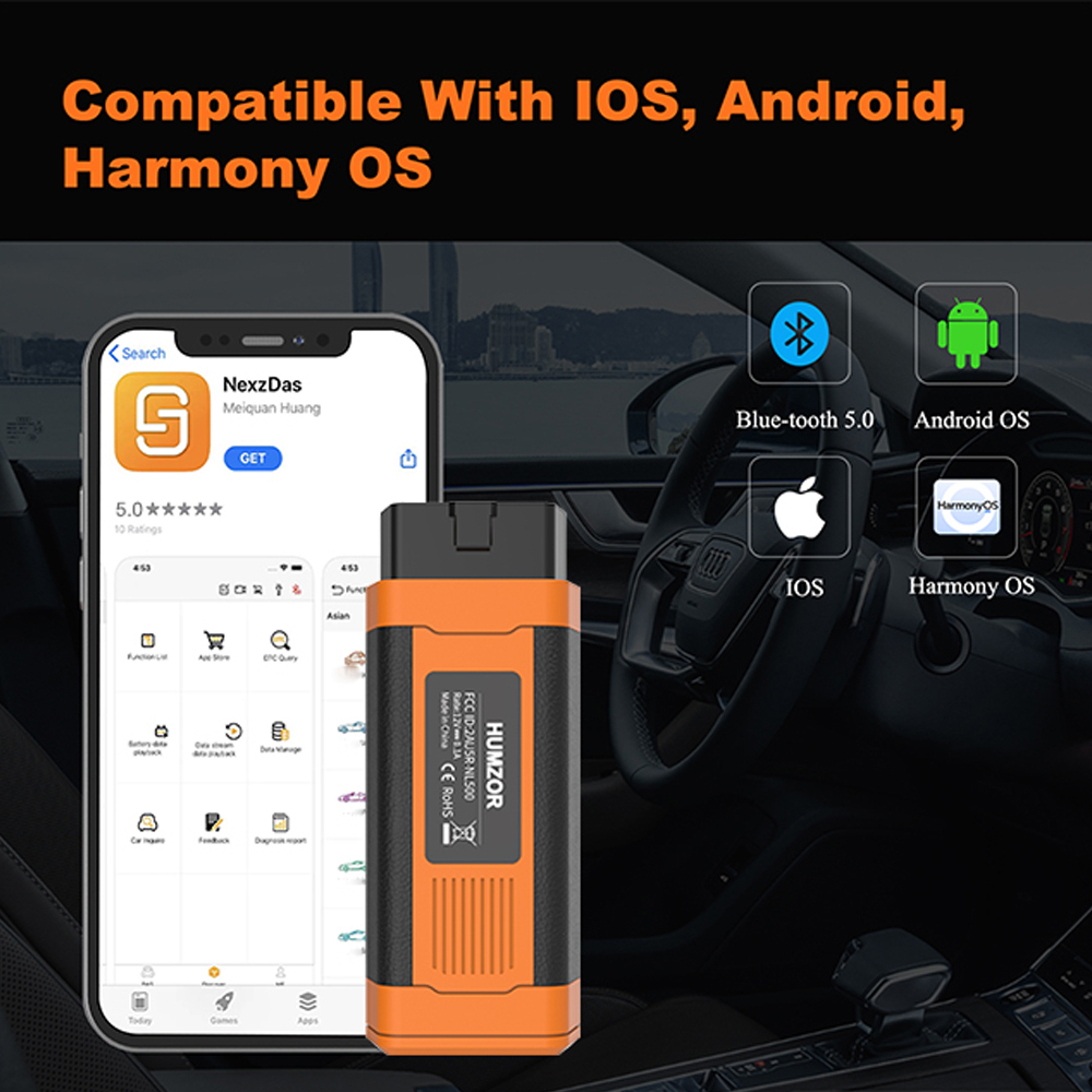 Bluetooth Humzor Nl500 Obd2 24 - Obd2 Scanner Mileage Correction recensie en prijs