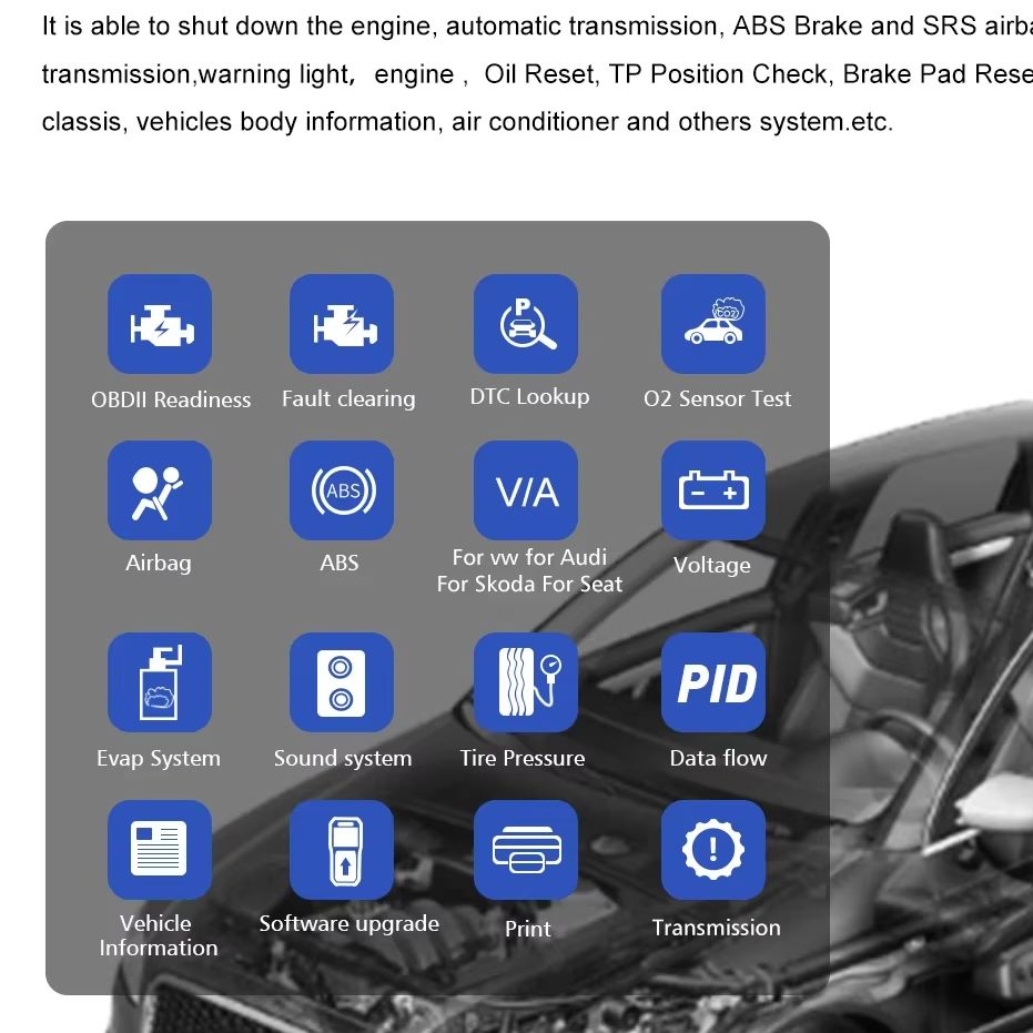 KOWWEI STABLE KW450 VAG OBD2 S - Obd2 Scanner Abs Srs Airbag Reset recensie en prijs