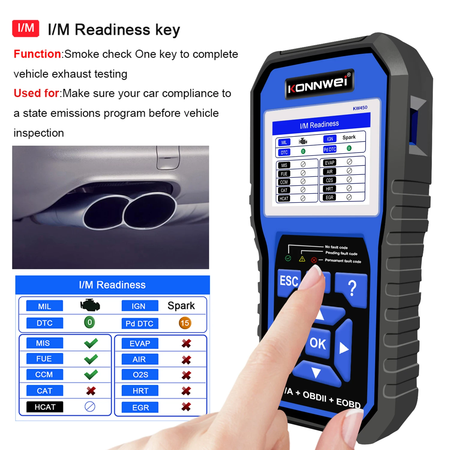 KOWWEI STABLE KW450 VAG OBD2 S - Obd2 Scanner Abs Srs Airbag Reset recensie en prijs