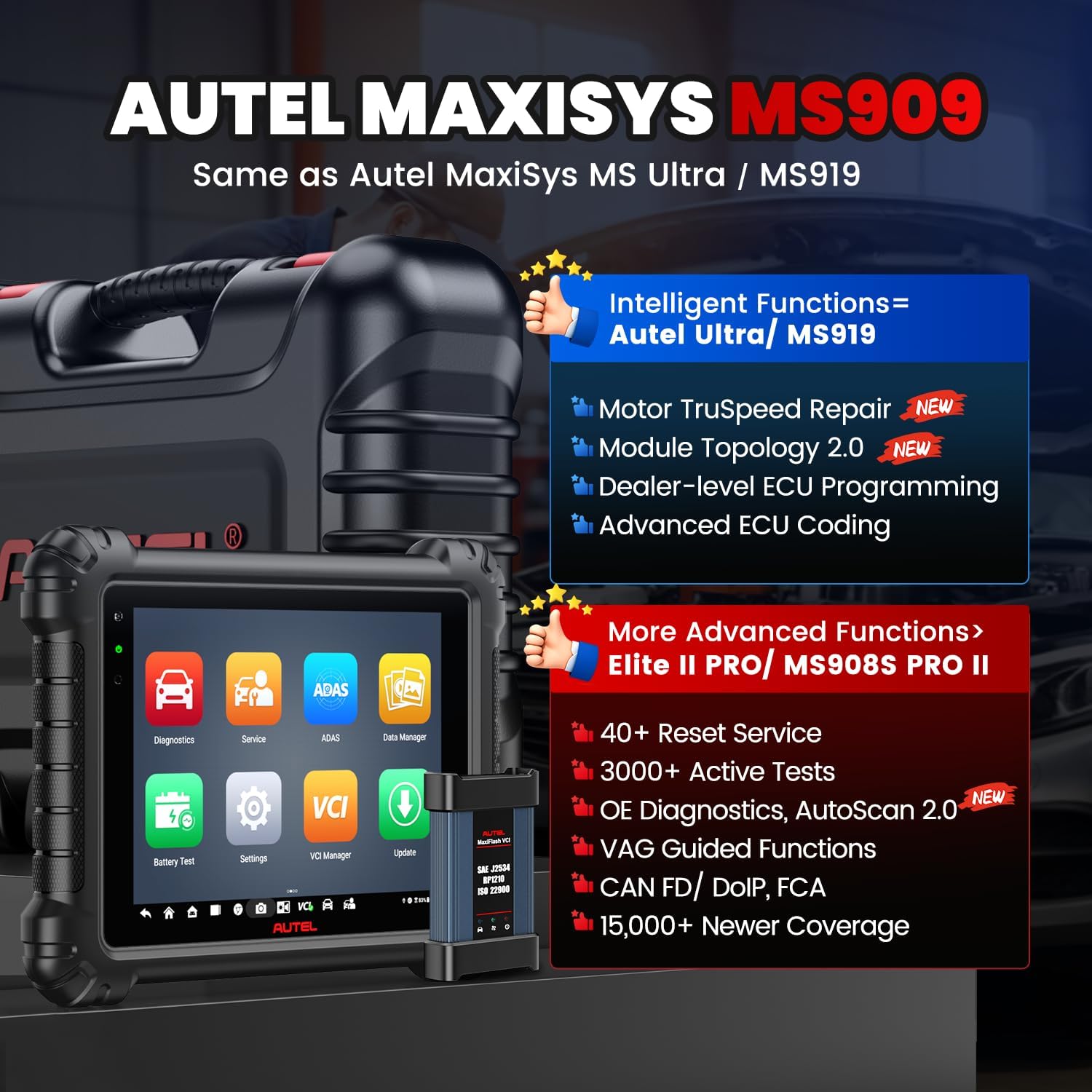 Autel MaxiSYS MS909 Diagnosesc - Autel Maxisys Ultra recensie en prijs